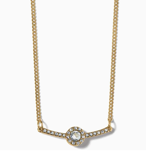 Illumina Bar Gold Necklace