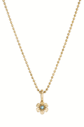 In Bloom Birthstone Charm - 14k Yellow Gold