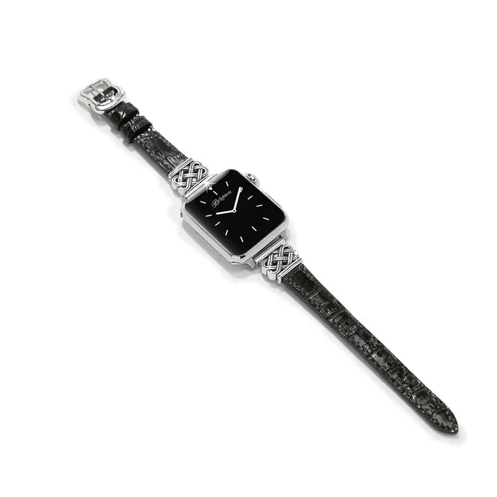 Interlok Reversible Watch Band Black-Brown