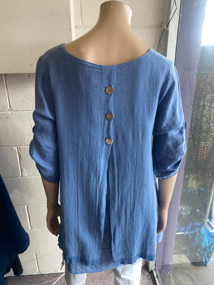 Italian Made Linen Top
