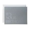 It's Your Birthday No. 21 - Sage Blue Single Card