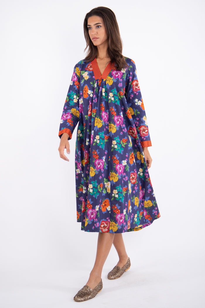 Jamila Liberty Cotton Floral Dress