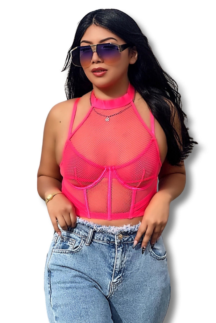 Jonae.....Sleeveless Corset Crop Tops My Boo
