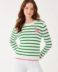 Jovienne Sweater - Coconut Shine Bright Stripe