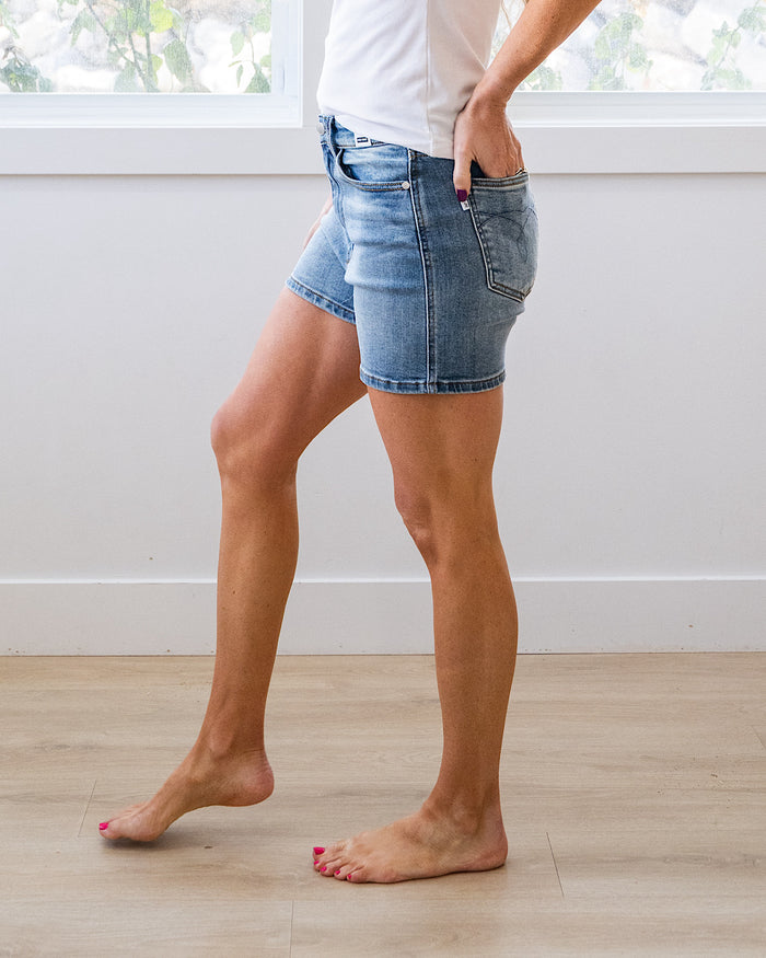 Judy Blue Don't Go Non Distressed Jean Shorts SALE Judy Blue