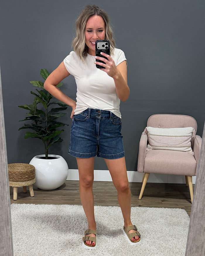 Judy Blue Melanie Control Top Jean Shorts SALE Judy Blue