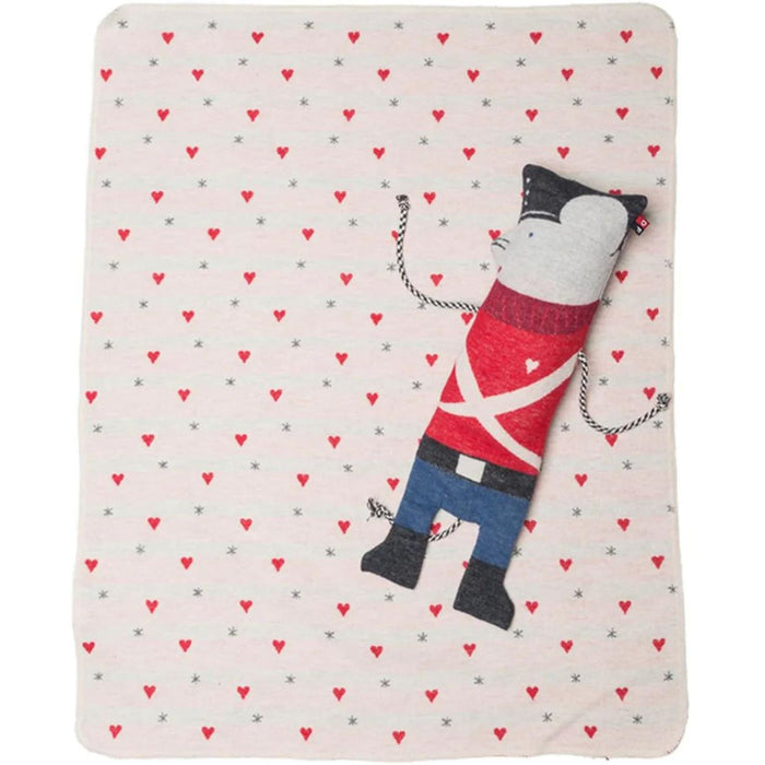 Juwel Baby Blanket in Puppet - Xmas Mouse