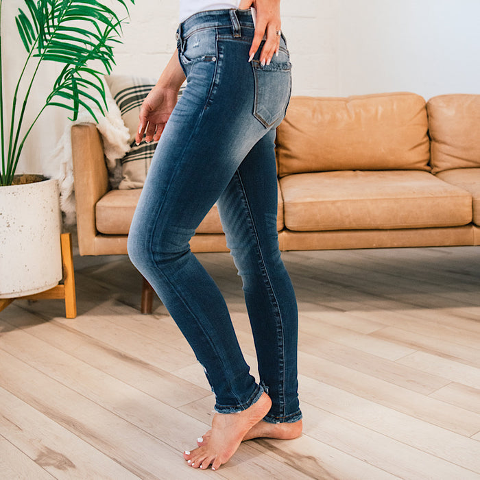 KanCan Ainsley Slight Distressed Skinny Jeans  KanCan