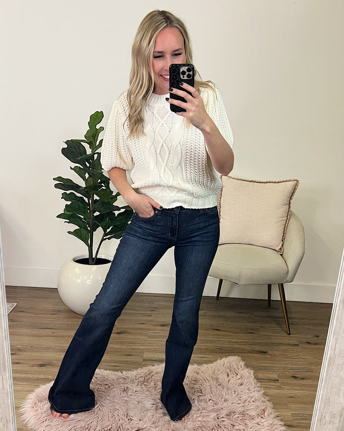KanCan Megan Dark Wash Flare Jeans  KanCan