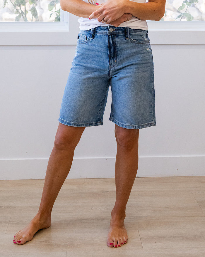 KanCan No Drama Low Slung Baggy Jean Shorts SALE KanCan