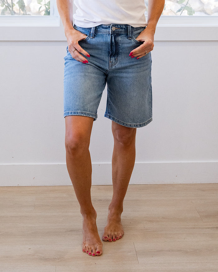 KanCan No Drama Low Slung Baggy Jean Shorts SALE KanCan