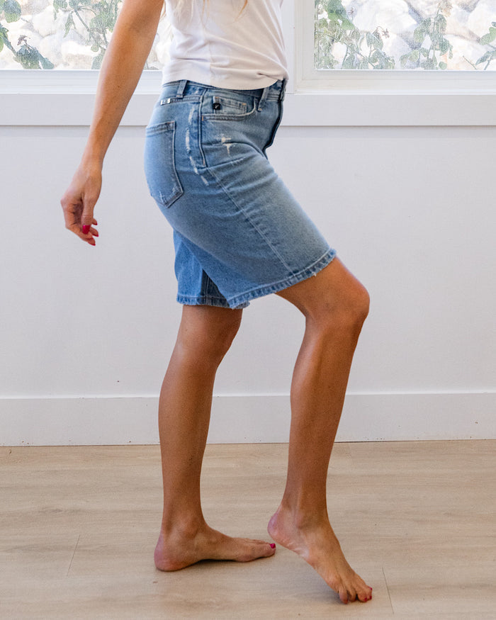 KanCan No Drama Low Slung Baggy Jean Shorts SALE KanCan