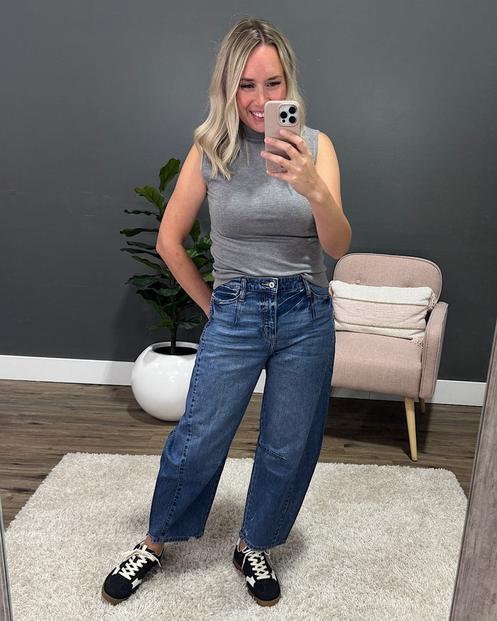 KanCan No Reason Non Distressed Barrel Jeans SALE KanCan