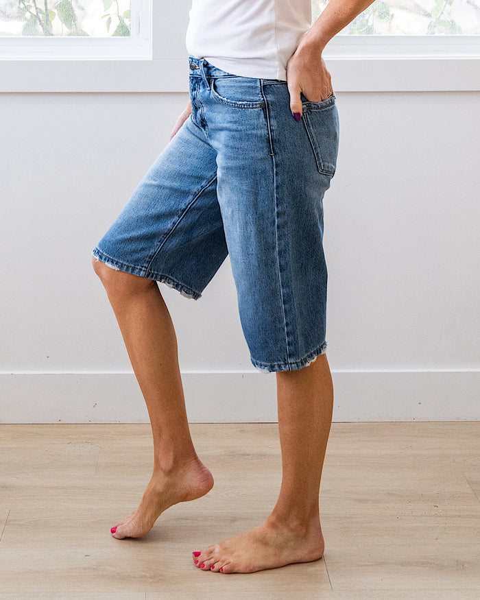 KanCan Penelope Slung Baggy Jean Shorts SALE KanCan