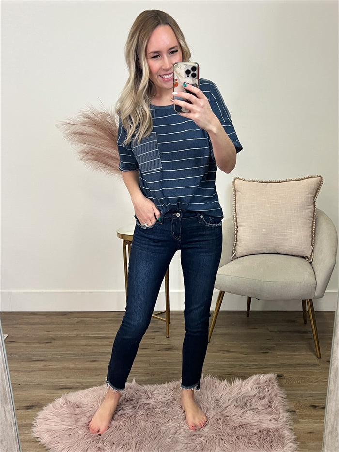 KanCan Tamara Dark Wash Skinny Jeans  KanCan