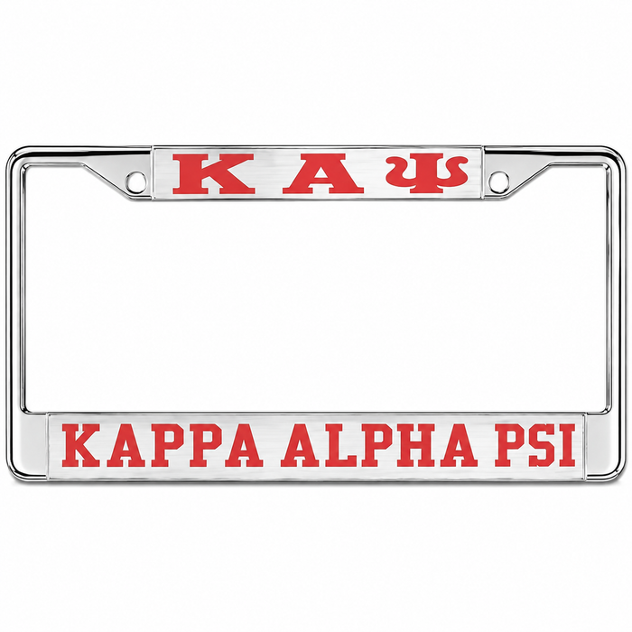 Kappa Auto Frame Silver/Red