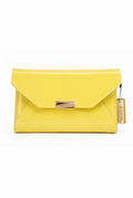 Kennedy - Flat Front Flap Patent Leather Clutch Purse