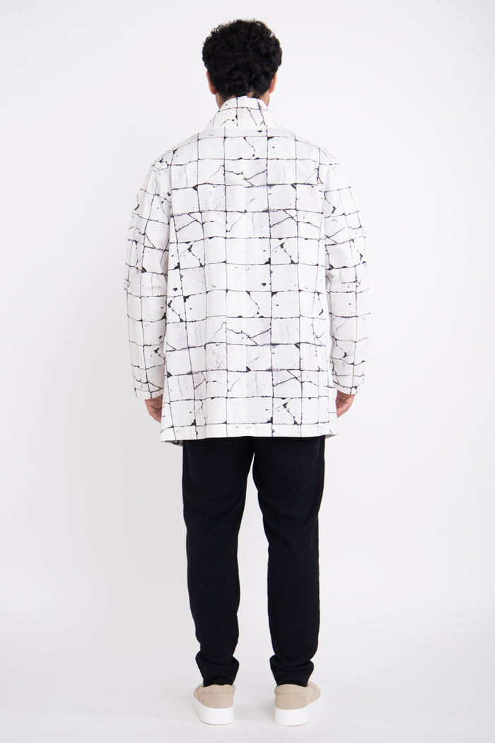 Khaled Cotton Marbled Jacket