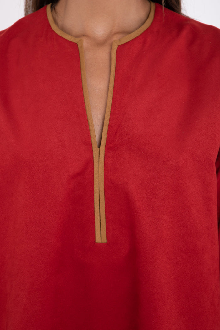 Khamsin Cotton Suede Dress