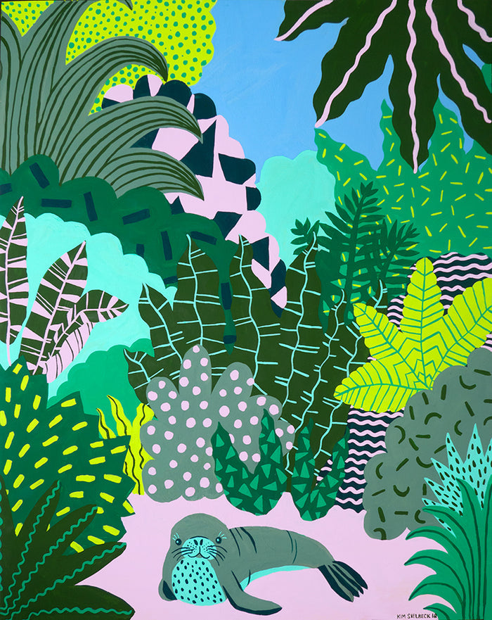 Kim Sielbeck: Monk Seal Sighting Print
