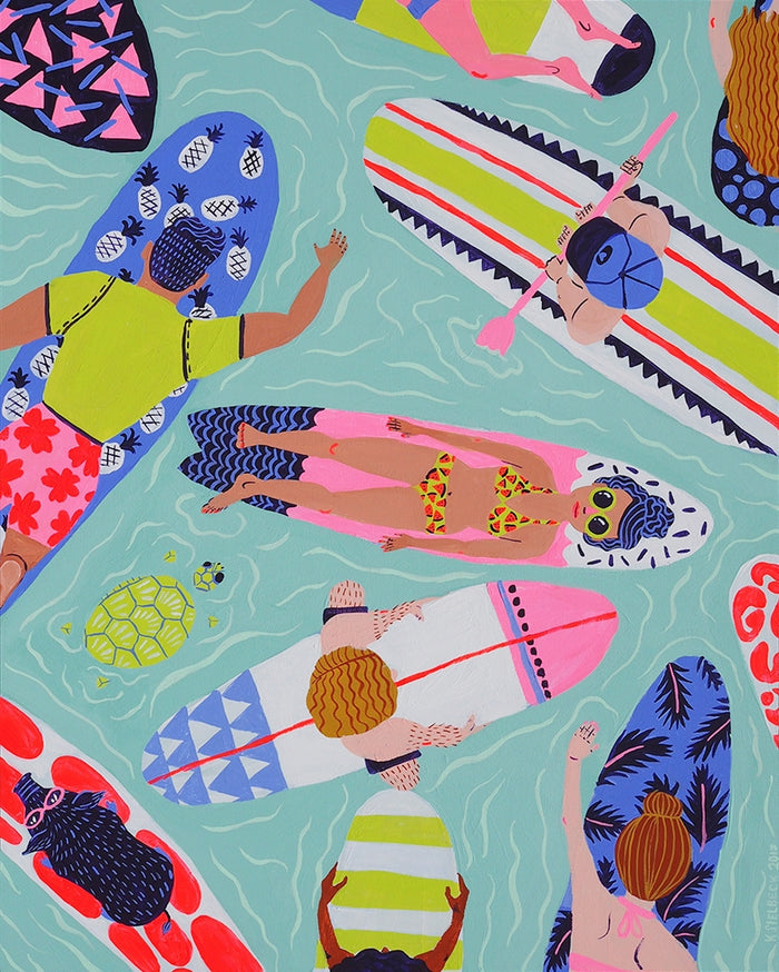 Kim Sielbeck: Waiting Game Print