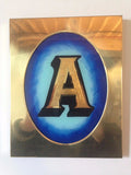 Kurt McRobert: 'Letter A' Glass Gild