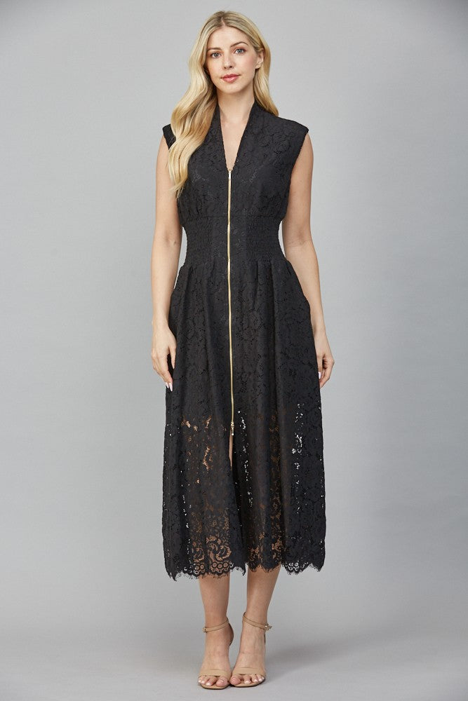 Lace Zipper Clousure Dress