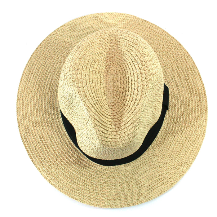 Large Folding Travel Panama Sun Hat (61cm)