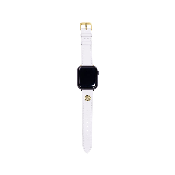 Leather Apple Watch Band Resort White