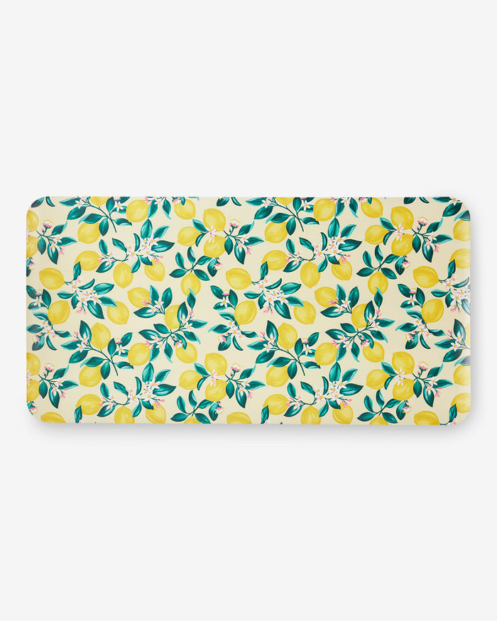 Lemon Blossom Kitchen Mat
