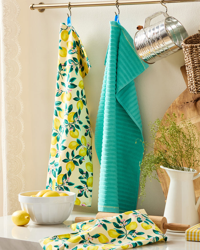 Lemon Blossom Kitchen Towel Set