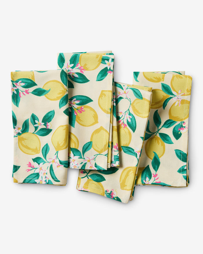 Lemon Blossom Napkin Set