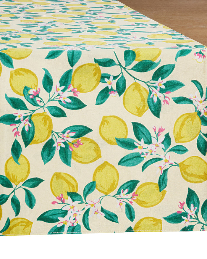 Lemon Blossom Reversible Table Runner