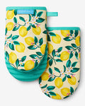 Lemon Blossom Silicone Mini Mitt Set
