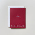 Let's Celebrate No. 28 - Pomegranate Single Card
