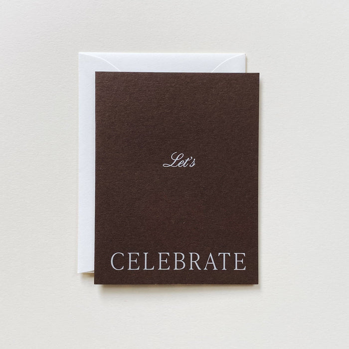 Let's Celebrate No. 28 - Pomegranate Single Card