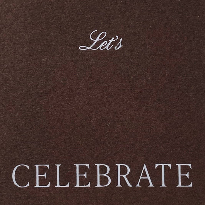 Let's Celebrate No. 28 - Pomegranate Single Card