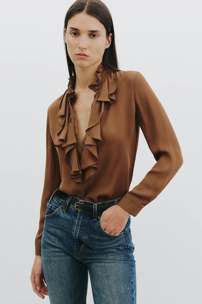 Lily Blouse - Cognac