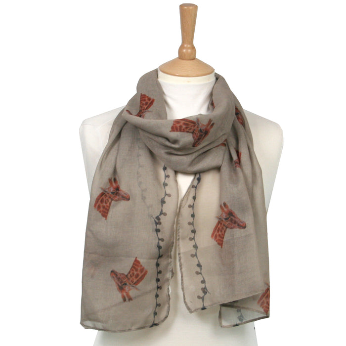 limited edition giraffe scarf