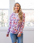 Lindsay Half Zip Hoodie - Color Options Available! Michelle Mae Purple Abstract