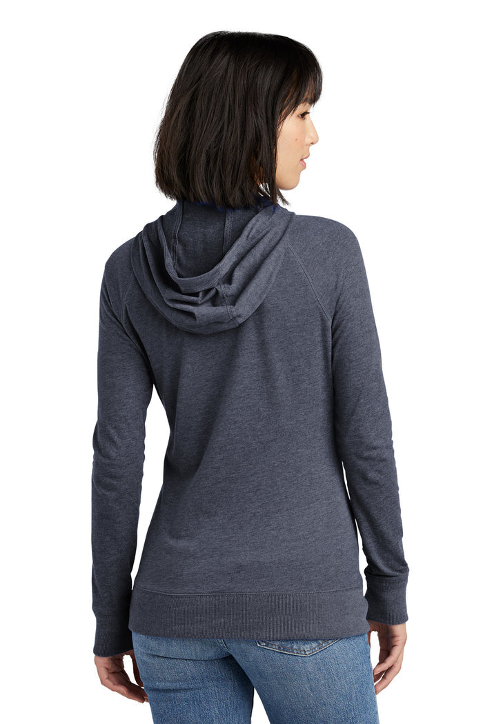 LNEA122 New Era® Women's Sueded Cotton Blend Full-Zip Hoodie