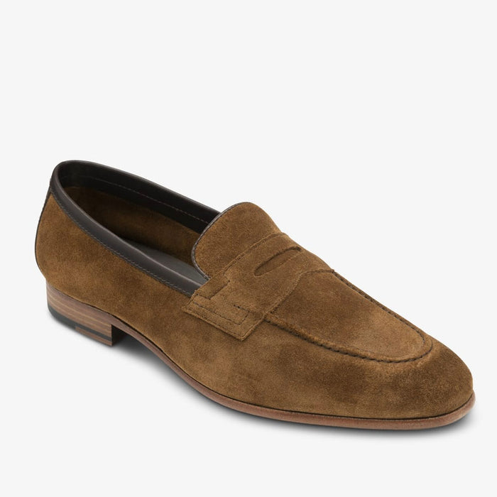 Loake - Darwin Loafers in Tan Suede - Nigel Clare