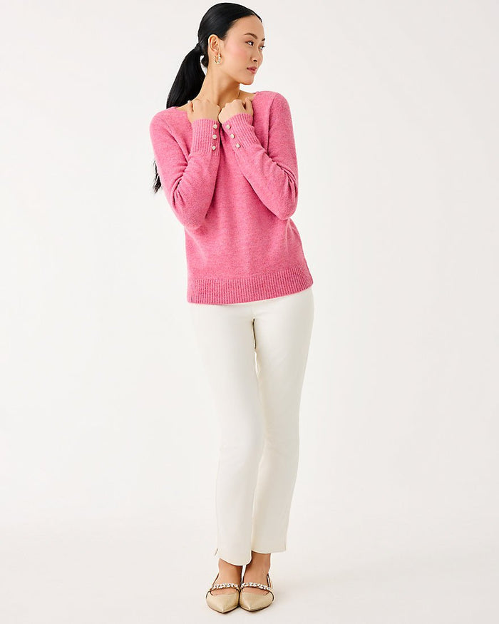 Lilly Pulitzer - Lola Sequin Sweater - Confetti Pink Metallic
