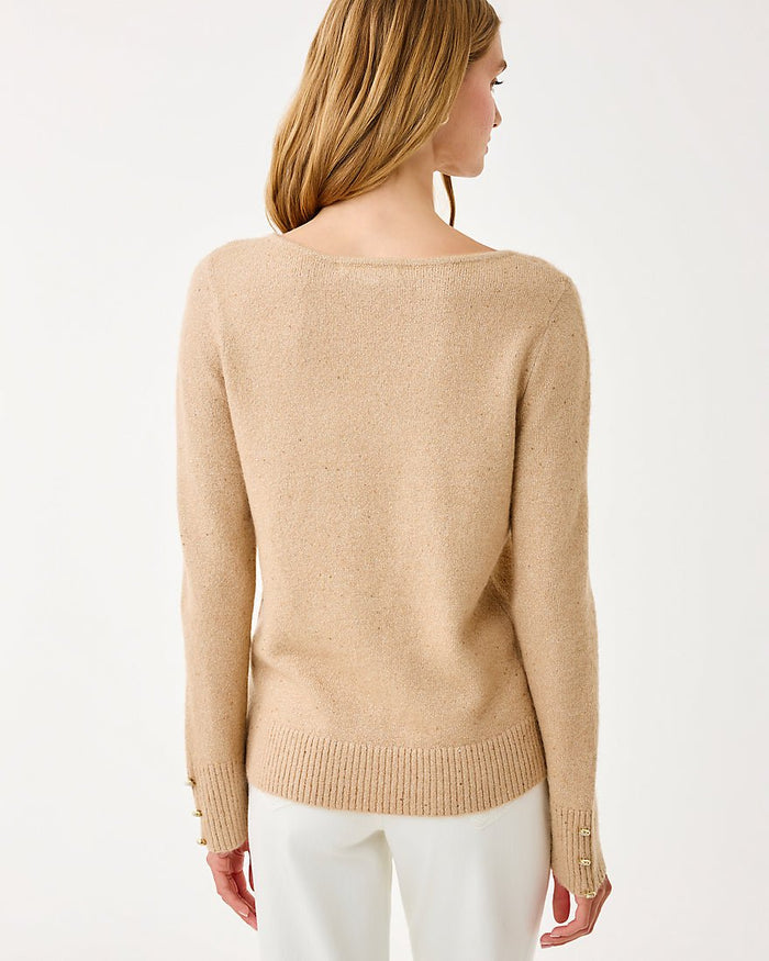 Lilly Pulitzer - Lola Sequin Sweater - Gold Metallic