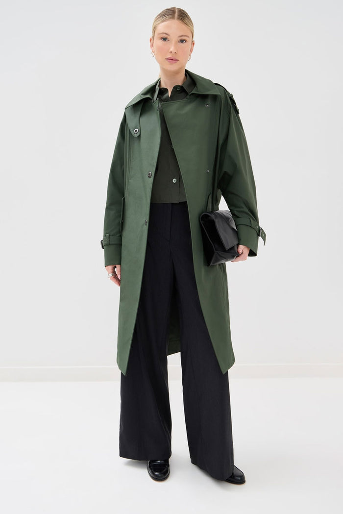 Long Bogie Coat - Beetle
