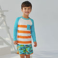 LS Rashguard + Shorts Swim Set - Ocean Life