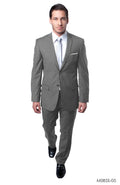 Lt Grey Suit For Men Formal Suits For All Ocassions M085S-05 - Giorgio's Menswear