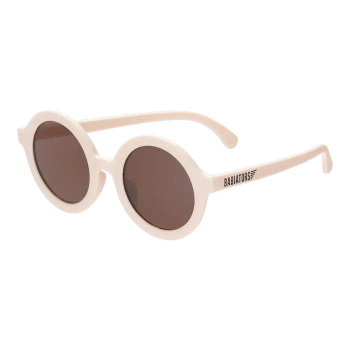 Babiators LTD Euro Round Sunglasses - Sweet Cream-Simply Green Baby