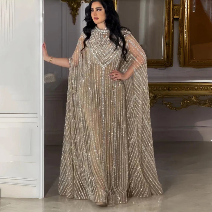 Luxury Dubai Caftan Abaya Kaftan Arabic Evening Dress SS691