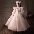 Luxury Off White Flower Girl Dress Party Birthday Prom Gown J283